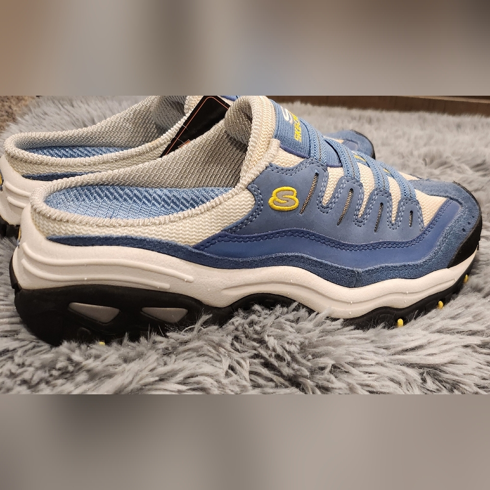 Skechers Women's Blue Mule Sport Shoes